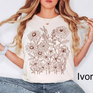 Vintage Pressed Flowers Shirt